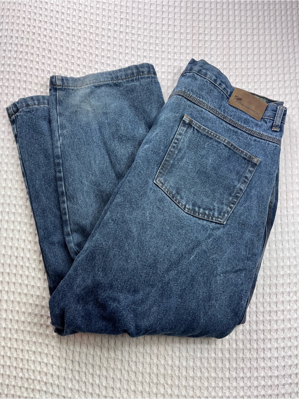 BC Clothing & Co. 40x32 Flannel Lined Jeans Men’s Blue Denim